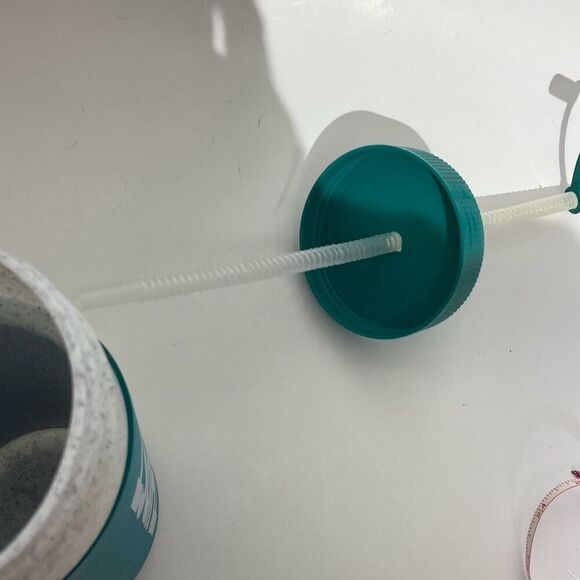 Vintage circle K Coca-Cola "thirst Buster - We're On The Way" Cup with Straw Coo - Picture 5 of 6